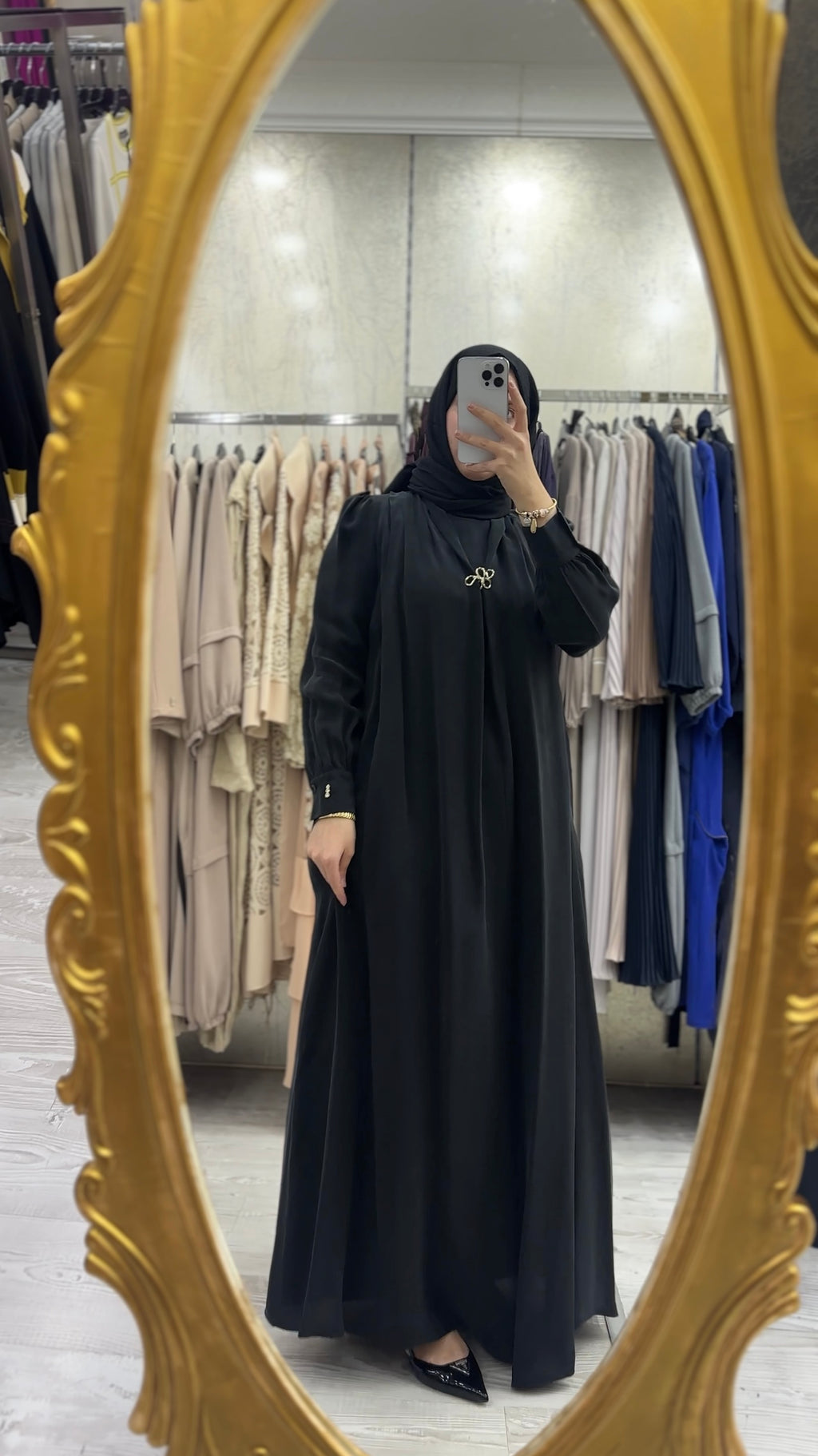 MissDalida Detaylı Broşlu Cupro Elbise
