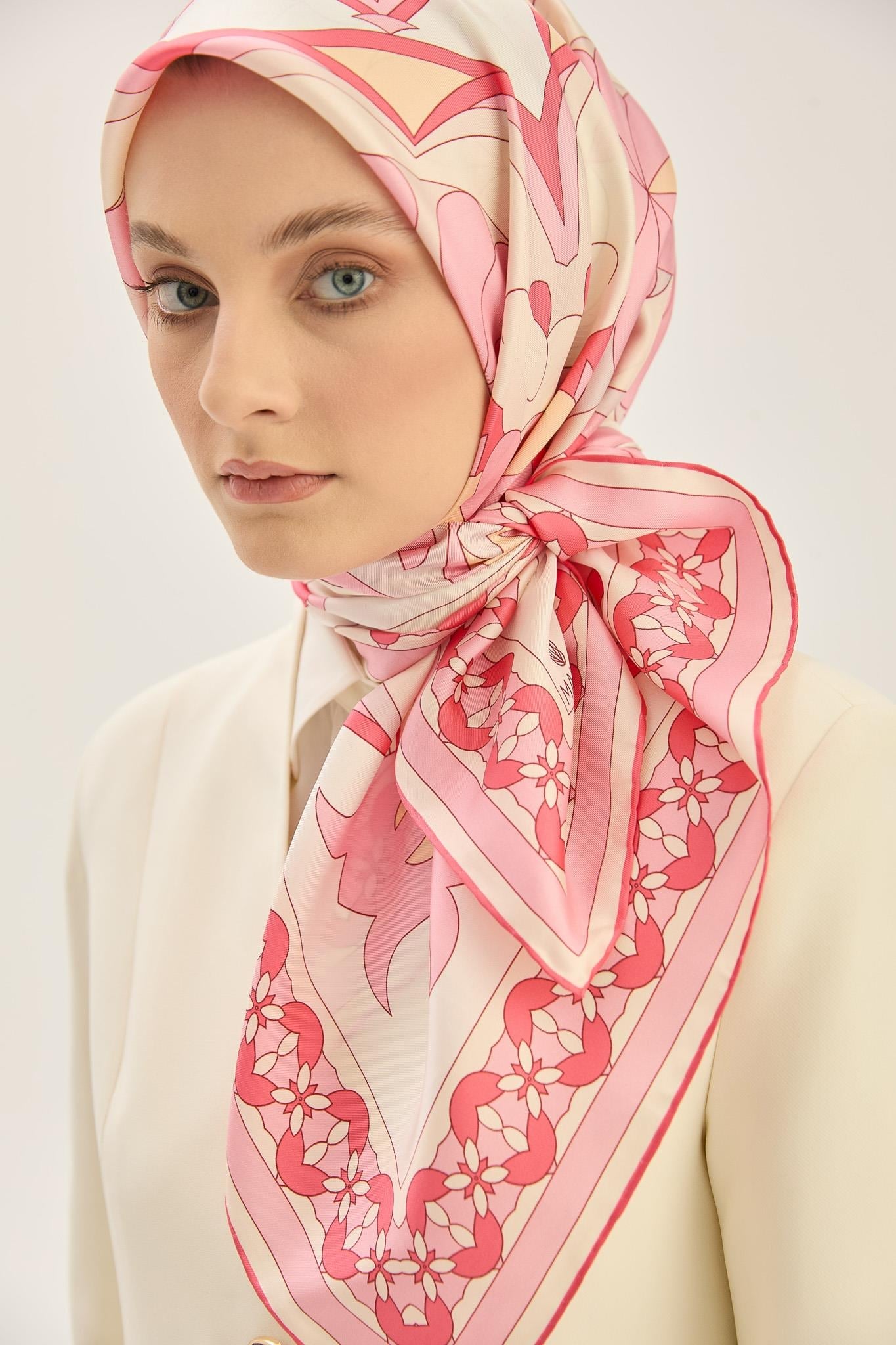 Maisa RANA TİVİL İPEK EŞARP 90*90 CM