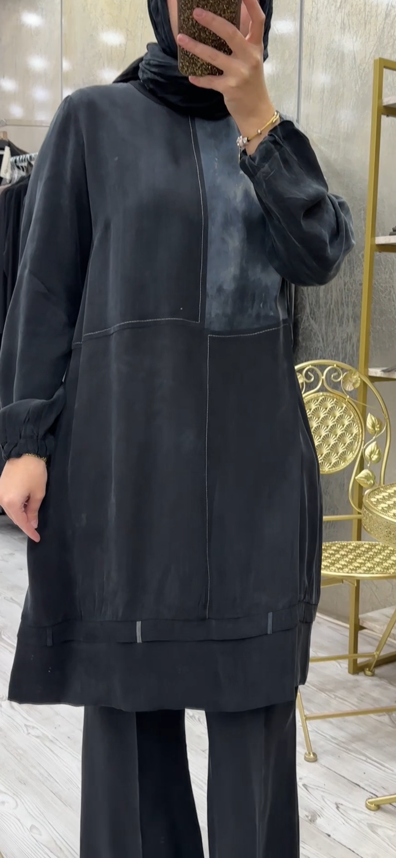 MissWhence Cupro Tunik