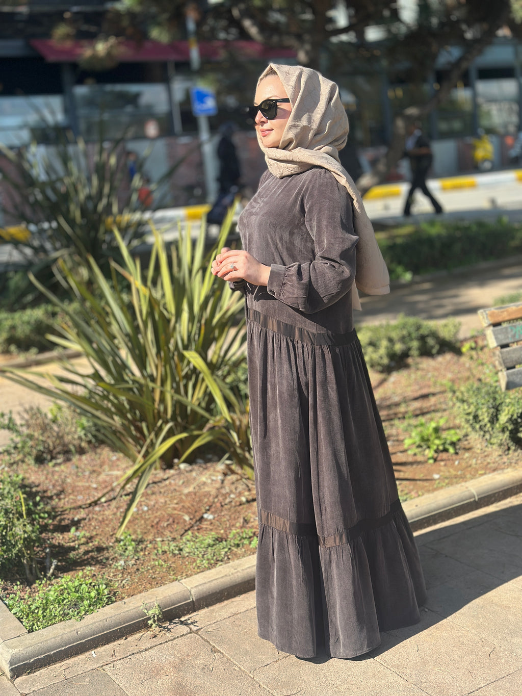 Almarwah Cupro Elbise