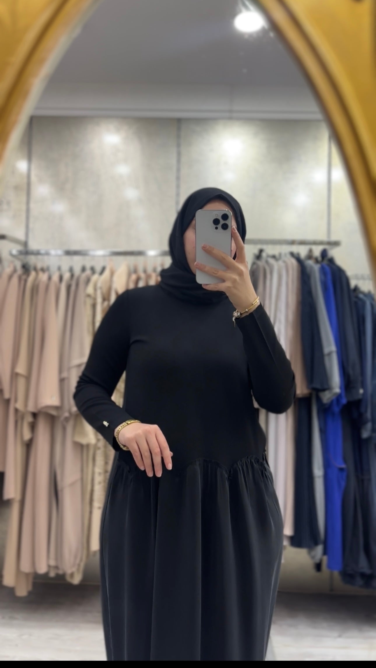 MissDalida Büzgü Detaylı Cupro Elbise