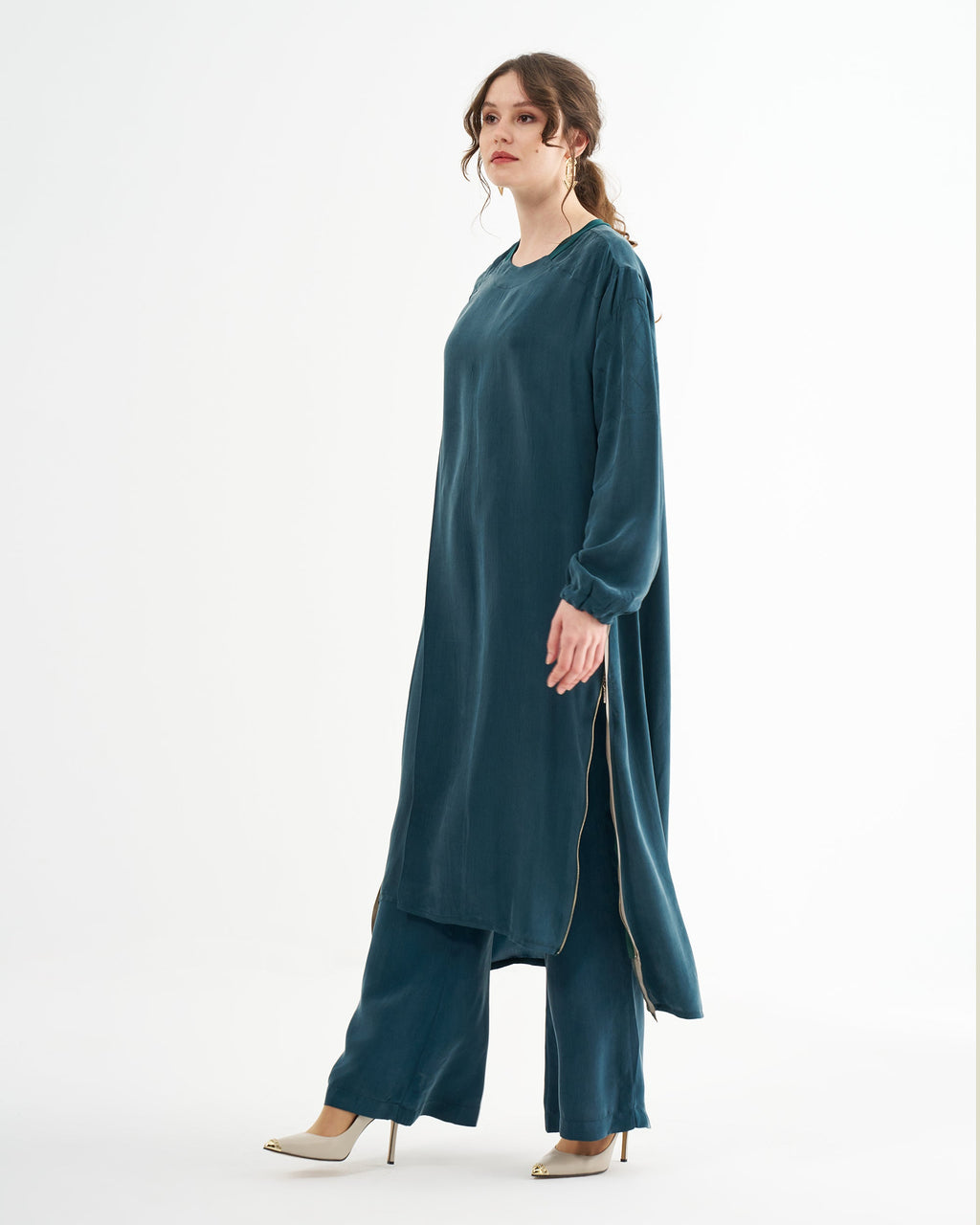 MissWhence Cupro İpek Tunik