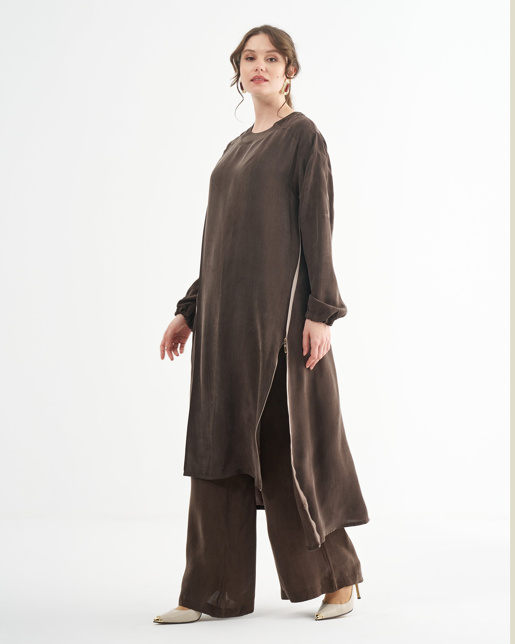 MissWhence Cupro İpek Tunik