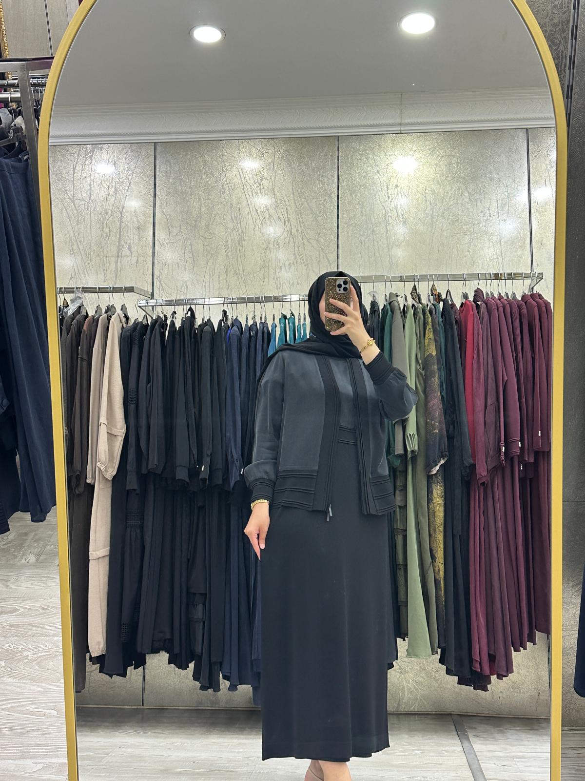 MissDalida Cupro İpek-Triko Takım